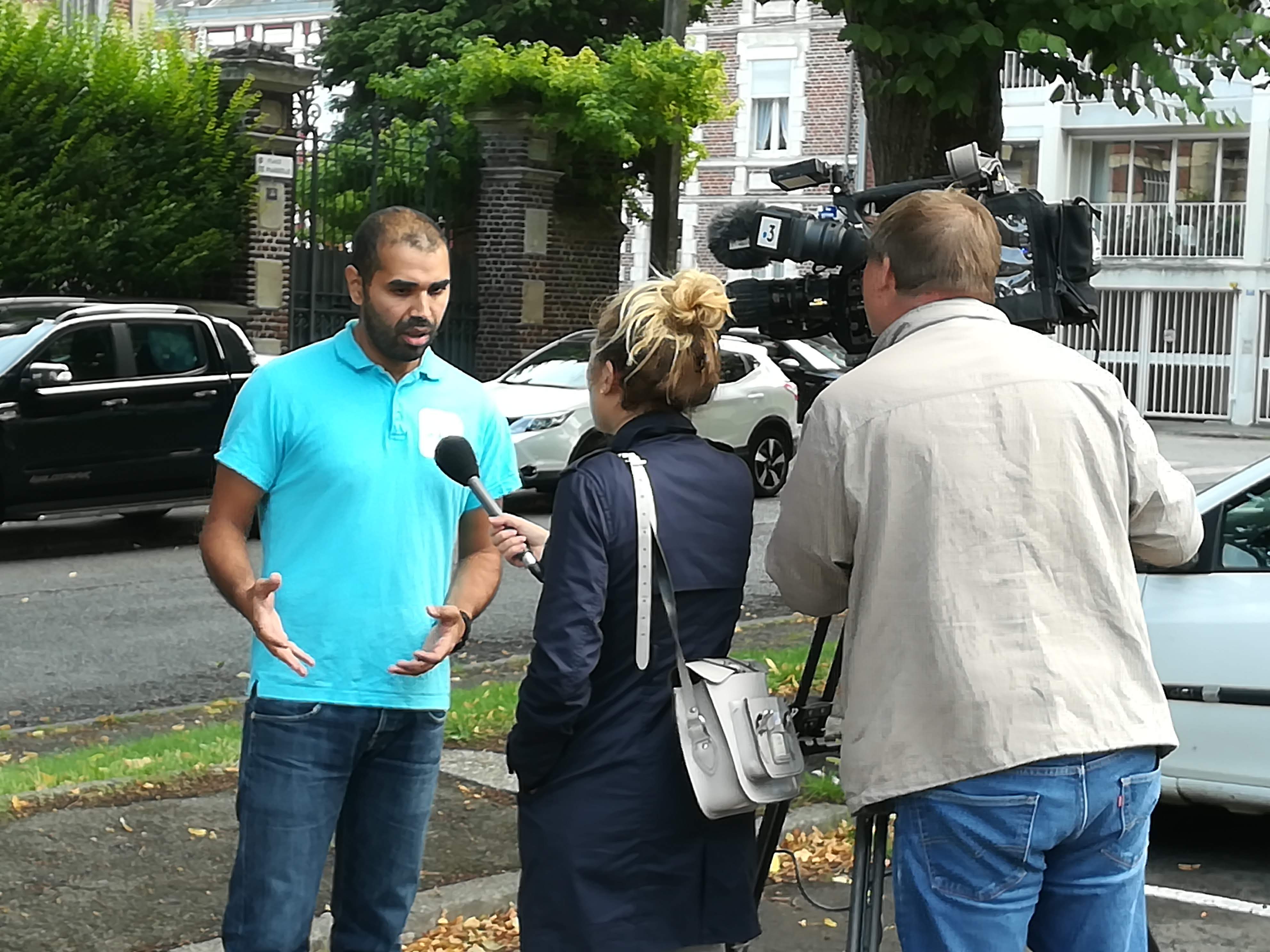 Mohamed Attia interviewé sur Parcoursup pour le JT de France 3